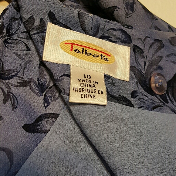 Talbots Silk wrap Skirt, size 10 - Picture 5 of 8